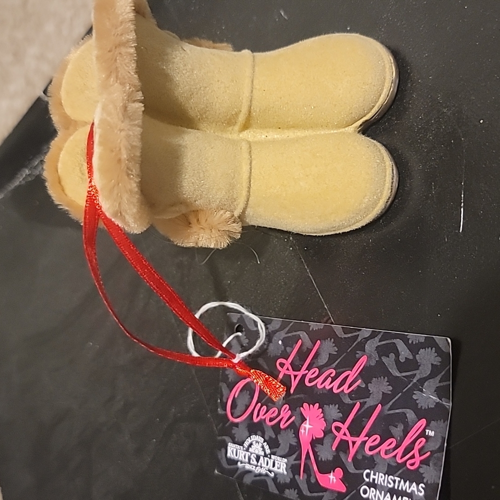 Kurt Adler christmas UGG Tan ornament